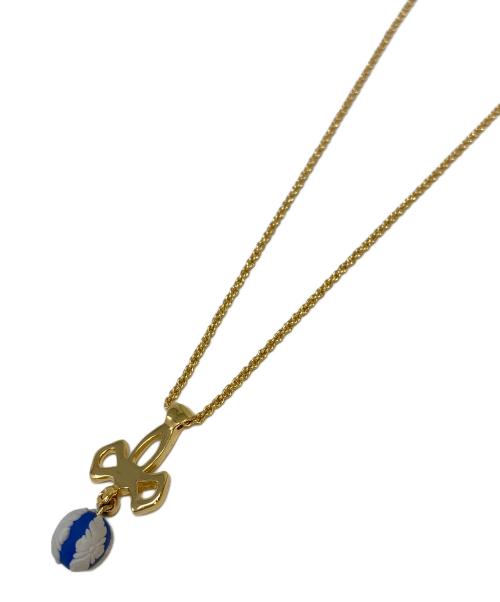 Wedgwood（ウェッジウッド）Wedgwood (ウェッジウッド) ネックレス ゴールド×ブルーの古着・服飾アイテム