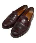 Alden×BROOKS BROTHERSオールデン×ブルックスブラザーズ）の古着「アンラインドペニーローファー」｜ブラウン