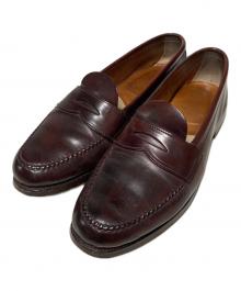 Alden×BROOKS BROTHERS（オールデン×ブルックスブラザーズ）の古着「アンラインドペニーローファー」｜ブラウン