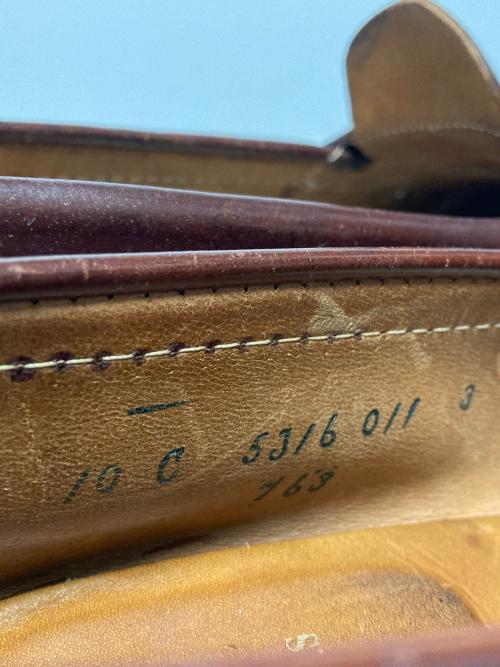 Alden（オールデン）Alden (オールデン) アンラインドペニーローファー ブラウン サイズ:10の古着・服飾アイテム