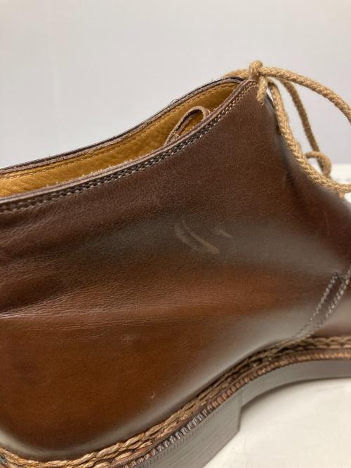 BARNEYS NEWYORK（バーニーズ・ニューヨーク）BARNEYS NEWYORK (バーニーズ・ニューヨーク) スクエアトゥーブーツ ブラウン サイズ:7の古着・服飾アイテム