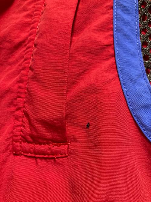 SUPREME（シュプリーム）SUPREME (シュプリーム) 14SS Mesh Pocket Pullover / メッシュポケットアノラックパーカー レッド サイズ:Lの古着・服飾アイテム