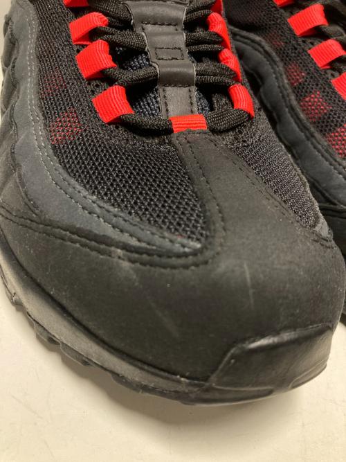 NIKE（ナイキ）NIKE (ナイキ) AIR MAX95 / ローカットスニーカー ブラック×レッド サイズ:US8.5の古着・服飾アイテム