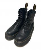 Dr.Martensドクターマーチン）の古着「8ホールブーツ / サイドジップレースアップブーツ」｜ブラック