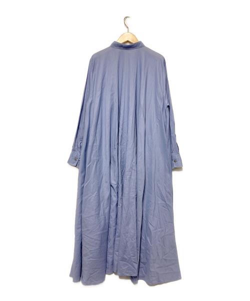 mizuiro-ind（ミズイロインド）mizuiro-ind (ミズイロインド) シャツワンピース ブルー サイズ:FREEの古着・服飾アイテム
