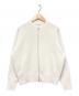 E by eclat（イーバイエクラ）の古着「ミラノリブZIPブルゾン」｜ホワイト
