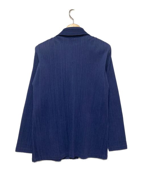 PLEATS PLEASE（プリーツプリーズ）PLEATS PLEASE (プリーツプリーズ) プリーツジャケット パープル サイズ:3の古着・服飾アイテム