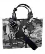 MARC JACOBSマークジェイコブズ）の古着「ザ マーク カモ デニム トート バッグ ラージ」｜グレー
