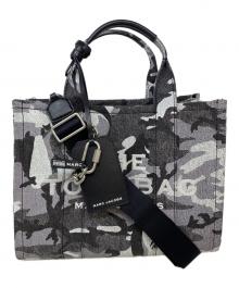 MARC JACOBS（マークジェイコブズ）の古着「ザ マーク カモ デニム トート バッグ ラージ」｜グレー