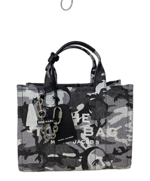 MARC JACOBS（マークジェイコブズ）MARC JACOBS (マークジェイコブス) ザ マーク カモ デニム トート バッグ ラージ グレーの古着・服飾アイテム