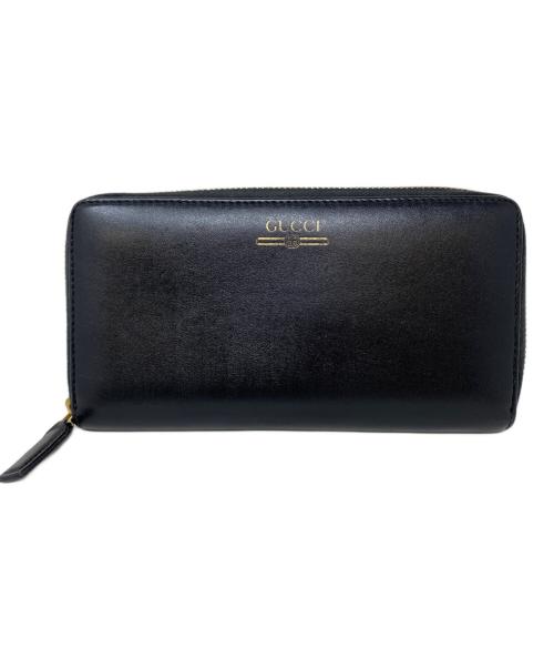 GUCCI（グッチ）GUCCI (グッチ) 長財布 ブラックの古着・服飾アイテム