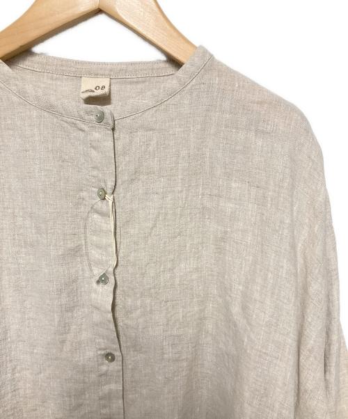 08MAB（ゼロハチマブ）08MAB (ゼロハチマブ) リネン素材切り替えワンピース キナリ×ベージュ サイズ:F 未使用品の古着・服飾アイテム