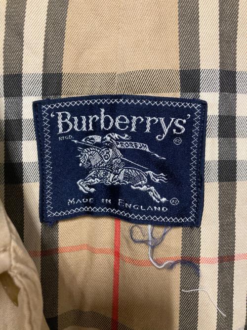 Burberry's（バーバリー）Burberry's (バーバリーズ) 70s 比翼ステンカラーコート ベージュ サイズ:ｻｲｽﾞﾀｸﾞ欠損のため不明の古着・服飾アイテム