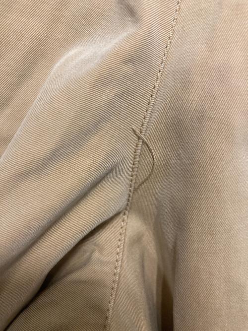 Burberry's（バーバリー）Burberry's (バーバリーズ) 70s 比翼ステンカラーコート ベージュ サイズ:ｻｲｽﾞﾀｸﾞ欠損のため不明の古着・服飾アイテム