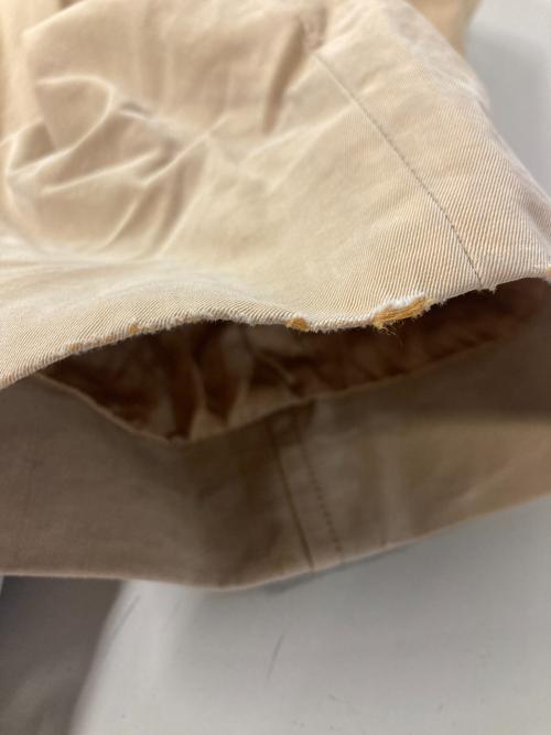 Burberry's（バーバリー）Burberry's (バーバリーズ) 70s 比翼ステンカラーコート ベージュ サイズ:ｻｲｽﾞﾀｸﾞ欠損のため不明の古着・服飾アイテム