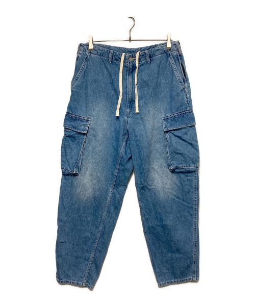 BROCHURE（ブローシュアー）BROCHURE (ブローシュアー) DENIM 6PKT / カーゴデニムパンツ インディゴ サイズ:実寸参照の古着・服飾アイテム