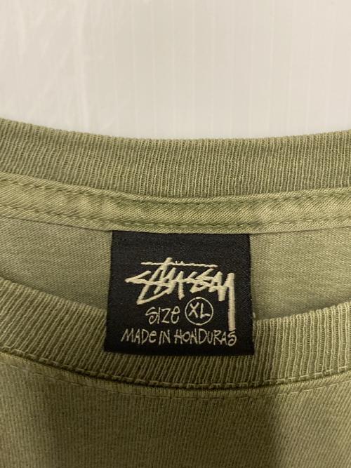stussy（ステューシー）stussy (ステューシー) 8 Ball Tee / プリントTシャツ オリーブ サイズ:XLの古着・服飾アイテム