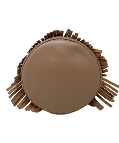 J&M DAVIDSON（ジェイ＆エム デヴィッドソン）J&M DAVIDSON (ジェイ＆エム デヴィッドソン) バケツショルダーバッグ ベージュの古着・服飾アイテム