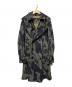 Aquascutum（アクアスキュータム）の古着「カモフラフーデッドトレンチコート」｜カーキ