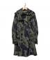 Aquascutum (アクアスキュータム) カモフラフーデッドトレンチコート カーキ サイズ:34：20000円