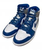 NIKEナイキ）の古着「AIR JORDAN 1 RETRO HIGH OG / ハイカットスニーカー」｜ホワイト×ブルー