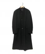 ARMANI COLLEZIONIアルマーニ コレツィオーニ）の古着「マオカラーロングコート」｜ブラック