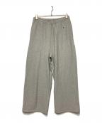 Champion REVERSE WEAVE×BEAMSチャンピオン リバース ウィーブ×ビームス）の古着「リバースウィーブワイドパンツ / スウェットパンツ」｜グレー
