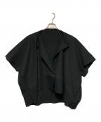 me ISSEY MIYAKEミーイッセイ ミヤケ）の古着「19AW プリーツジレ」｜ブラック