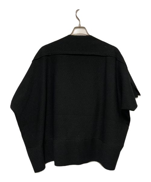 me ISSEY MIYAKE（ミーイッセイ ミヤケ）me ISSEY MIYAKE (ミーイッセイ ミヤケ) 19AW プリーツジレ ブラック サイズ:Fの古着・服飾アイテム