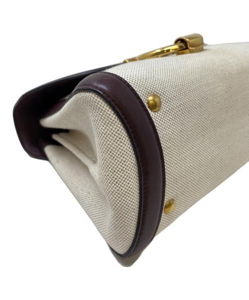 Salvatore Ferragamo（サルヴァトーレ フェラガモ）Salvatore Ferragamo (サルヴァトーレ フェラガモ) ショルダーバッグ ブラウン×ベージュの古着・服飾アイテム