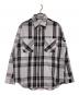 N.HOOLYWOOD（エヌ ハリウッド）の古着「タータンチェックネルシャツ」｜グレー×ブラック