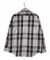 N.HOOLYWOOD (エヌ ハリウッド) big mac (ビッグマック) タータンチェックネルシャツ グレー×ブラック サイズ:38：12000円