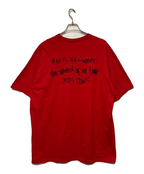 SUPREME（シュプリーム）SUPREME (シュプリーム) 25SS MAX B Tee / プリントTシャツ レッド サイズ:XLの古着・服飾アイテム