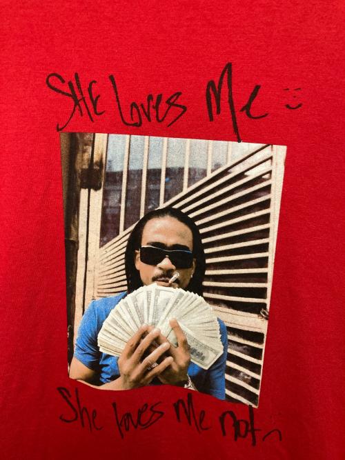 SUPREME（シュプリーム）SUPREME (シュプリーム) 25SS MAX B Tee / プリントTシャツ レッド サイズ:XLの古着・服飾アイテム