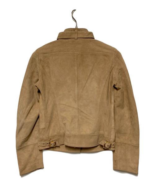 DOLCE & GABBANA（ドルチェ＆ガッバーナ）DOLCE & GABBANA (ドルチェ＆ガッバーナ) 00s スウェードレザージャケット ベージュ サイズ:38の古着・服飾アイテム