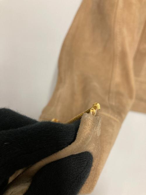 DOLCE & GABBANA（ドルチェ＆ガッバーナ）DOLCE & GABBANA (ドルチェ＆ガッバーナ) 00s スウェードレザージャケット ベージュ サイズ:38の古着・服飾アイテム