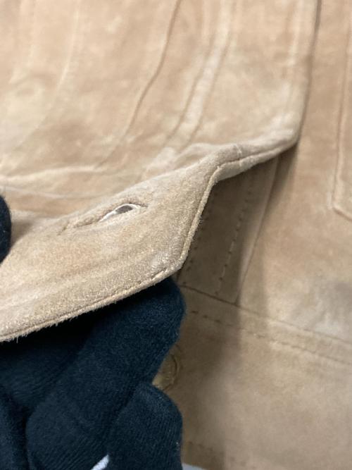 DOLCE & GABBANA（ドルチェ＆ガッバーナ）DOLCE & GABBANA (ドルチェ＆ガッバーナ) 00s スウェードレザージャケット ベージュ サイズ:38の古着・服飾アイテム