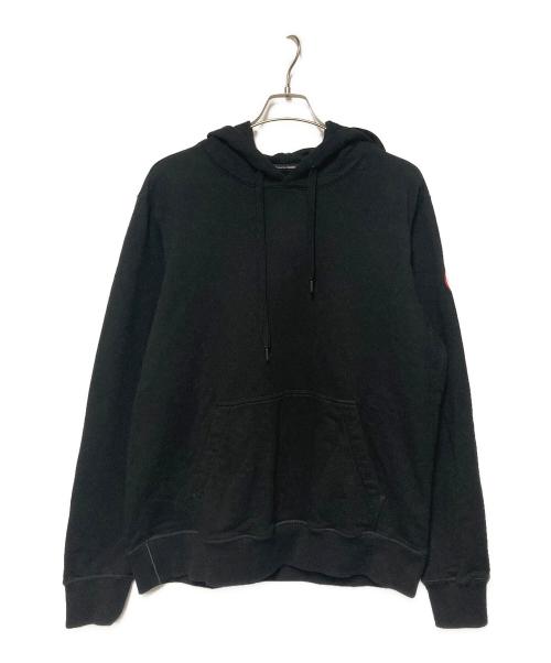 CANADA GOOSE（カナダグース）CANADA GOOSE (カナダグース) HURON HOODY / プルオーバーパーカー ブラック サイズ:Lの古着・服飾アイテム