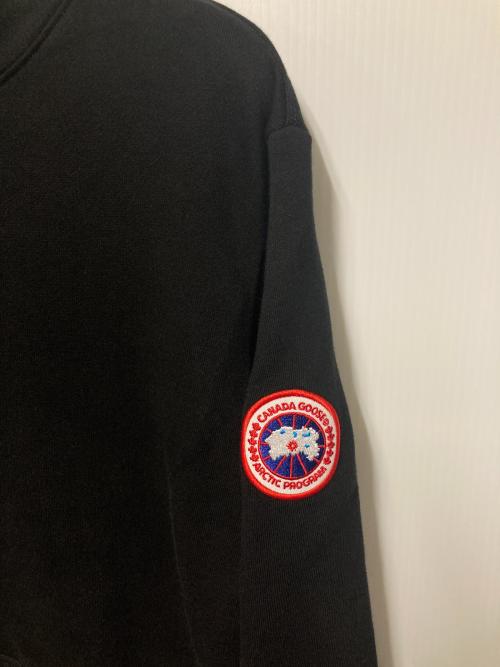 CANADA GOOSE（カナダグース）CANADA GOOSE (カナダグース) HURON HOODY / プルオーバーパーカー ブラック サイズ:Lの古着・服飾アイテム