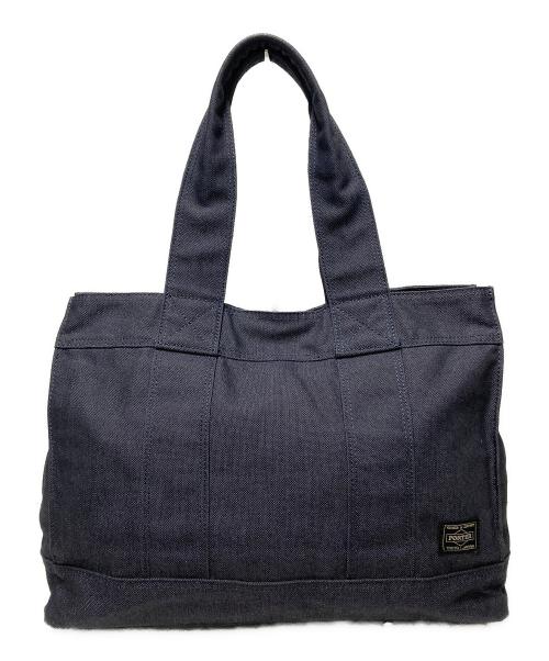PORTER（ポーター）PORTER (ポーター) SMOKY TOTE BAG / トートバッグ ネイビー サイズ:Mの古着・服飾アイテム