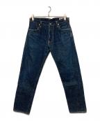 EVISUエヴィス）の古着「カモメペイントデニムパンツ」｜インディゴ