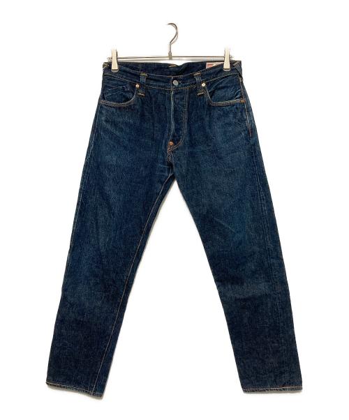 EVISU（エヴィス）EVISU (エヴィス) カモメペイントデニムパンツ インディゴ サイズ:36×32の古着・服飾アイテム