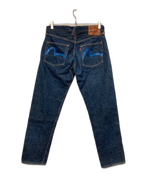 EVISU（エヴィス）EVISU (エヴィス) カモメペイントデニムパンツ インディゴ サイズ:36×32の古着・服飾アイテム