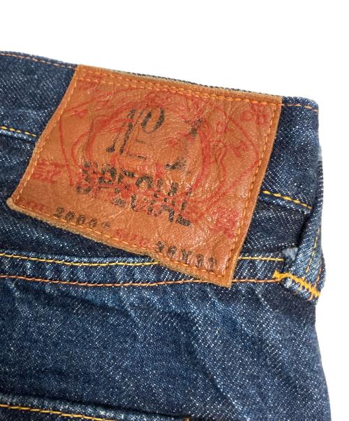 EVISU（エヴィス）EVISU (エヴィス) カモメペイントデニムパンツ インディゴ サイズ:36×32の古着・服飾アイテム