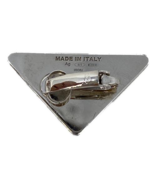 PRADA（プラダ）PRADA (プラダ) イヤリング シルバーの古着・服飾アイテム