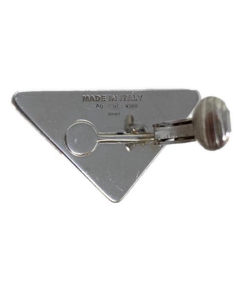 PRADA（プラダ）PRADA (プラダ) イヤリング シルバーの古着・服飾アイテム