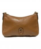 FURLAフルラ）の古着「ATENA / レザーショルダーバッグ」｜ブラウン