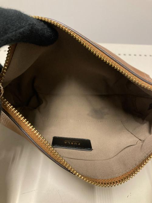 FURLA（フルラ）FURLA (フルラ) ATENA / レザーショルダーバッグ ブラウンの古着・服飾アイテム