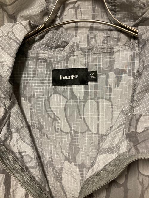 HUF（ハフ）HUF (ハフ) eightynine NYLON ANORAK / アノラックジャケット グレー サイズ:XXLの古着・服飾アイテム