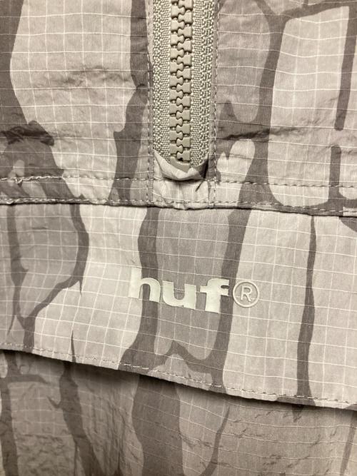 HUF（ハフ）HUF (ハフ) eightynine NYLON ANORAK / アノラックジャケット グレー サイズ:XXLの古着・服飾アイテム